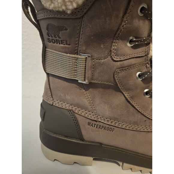 Sorel Tivoli IV Slope Parc Women's Waterproof Boot Omega Taupe Size 10 - Picture 7 of 11